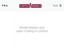 Tablet Screenshot of capitalmodels.co.uk